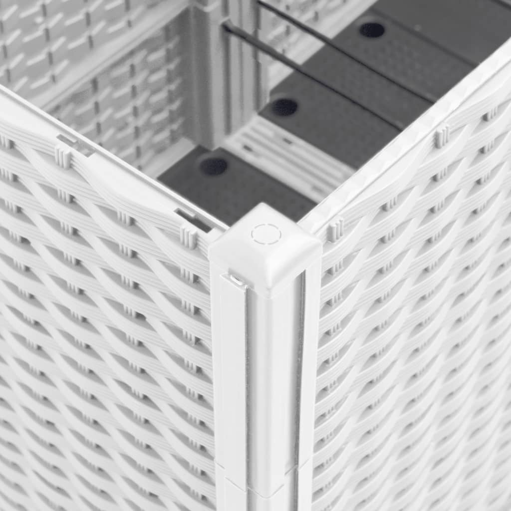 plantekasse 160x160x53 cm PP hvid