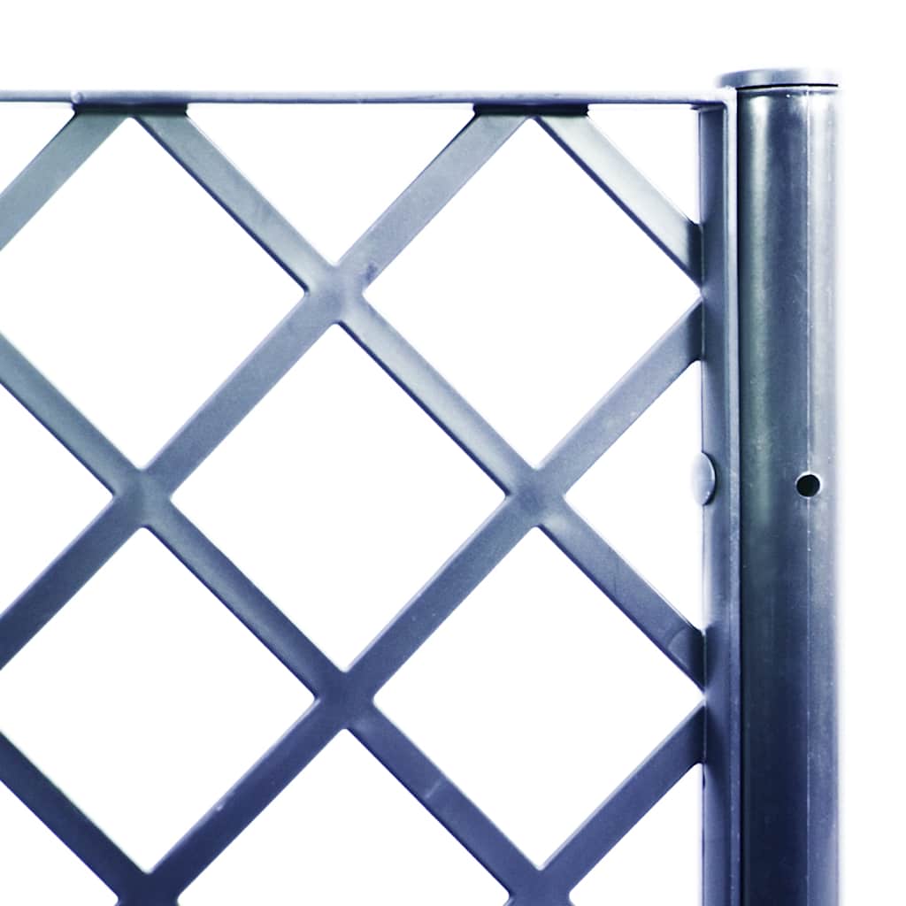 plantekasse med espalier 80x40x142 cm PP blågrå