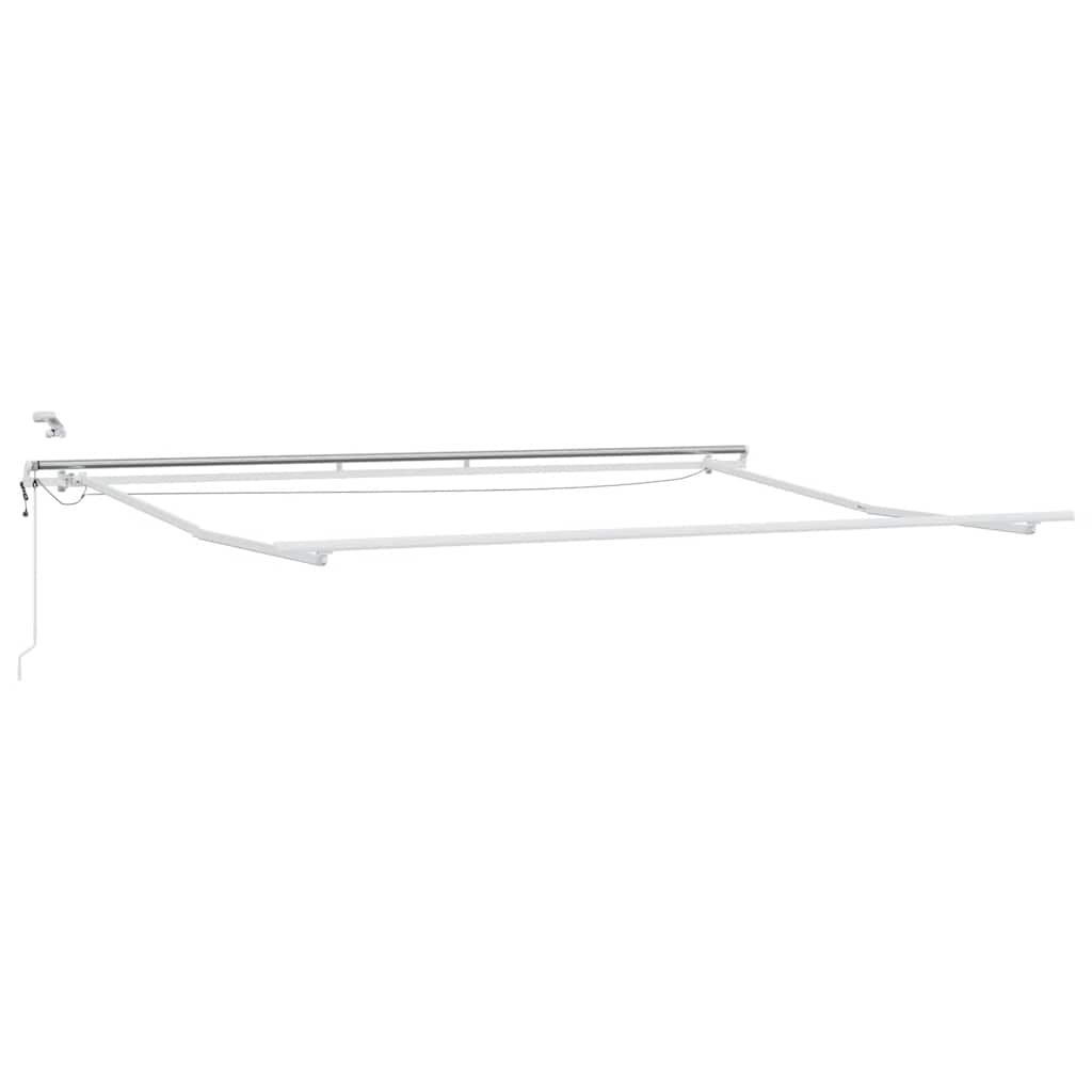 markise med LED-lys 450x300 cm automatisk betjening bordeaux