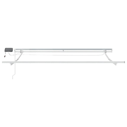 Udtrækkelig markise Brun 300 x 250 cm Stof og aluminium