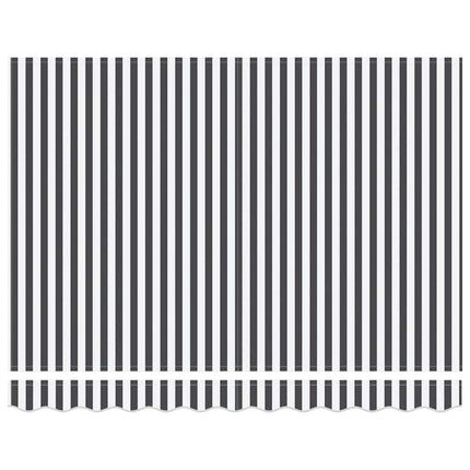 markise m. LED 300x250 cm manuel betjening antracitgrå og hvid