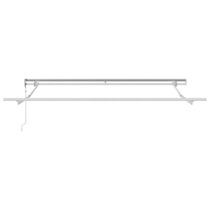 markise 300x250 cm automatisk betjening antracitgrå og hvid