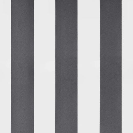 markise m. LED 450x350 cm manuel betjening antracitgrå og hvid