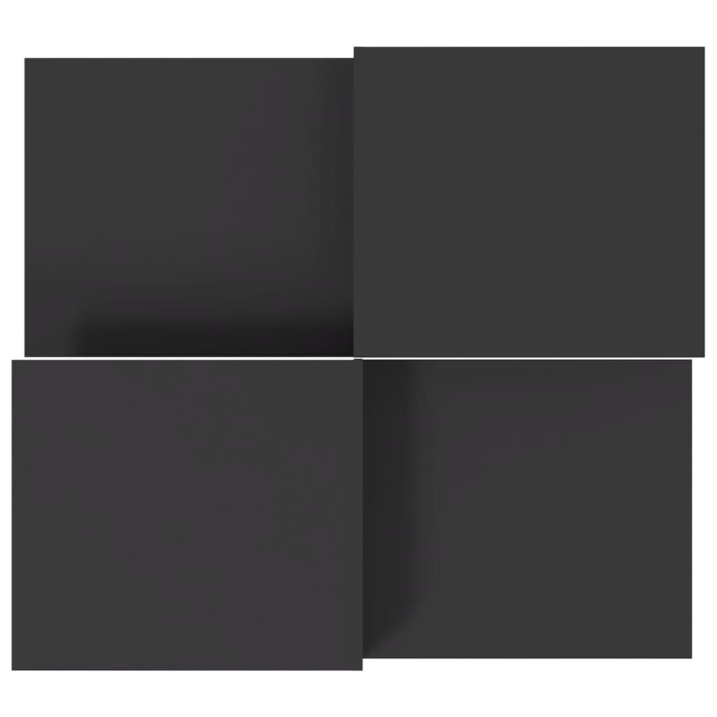 sofaborde 2 stk. konstrueret træ grå