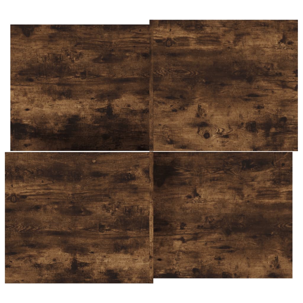 sofaborde 2 stk. konstrueret træ røget egetræsfarve