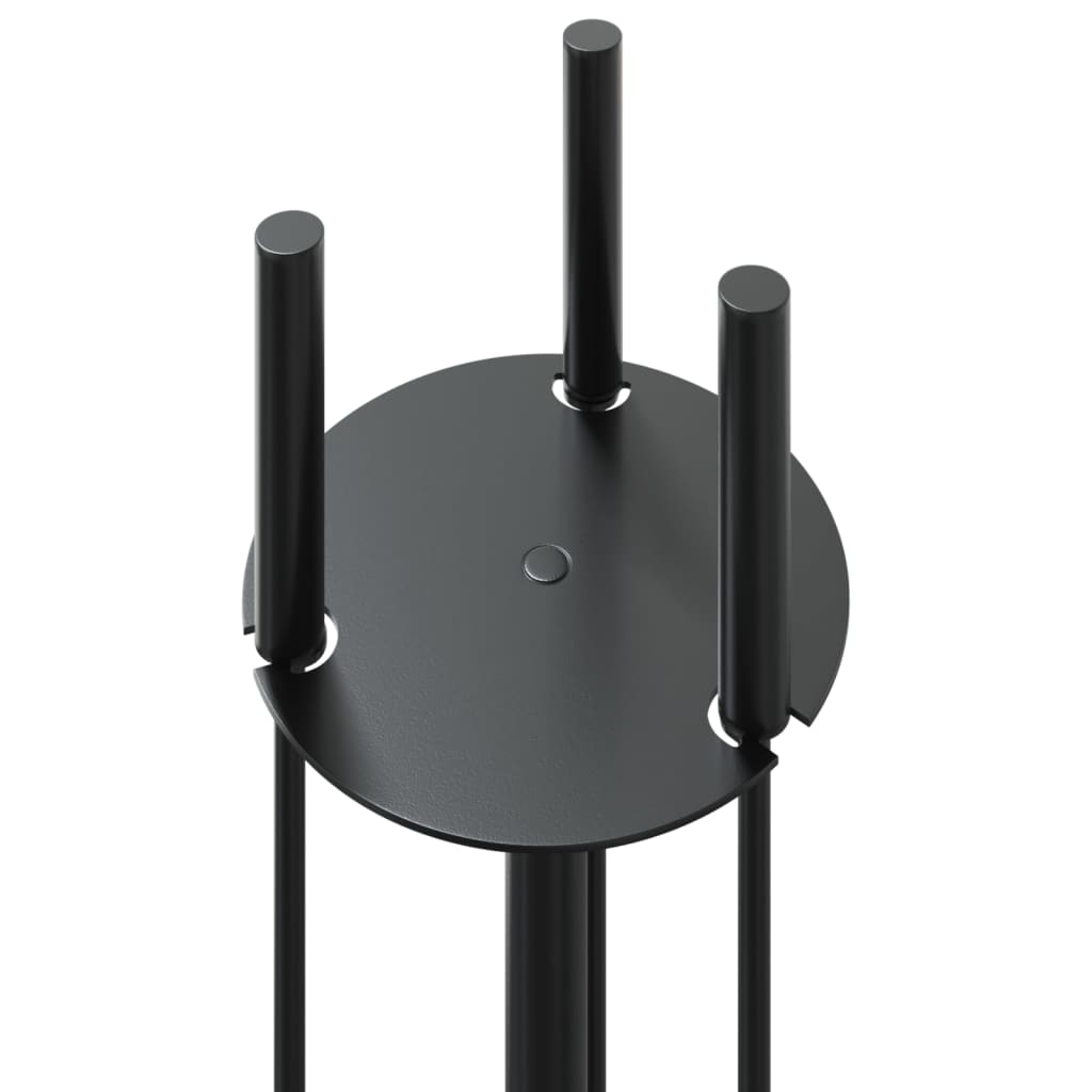 4-delt pejsværktøjssæt 22x59 cm stål