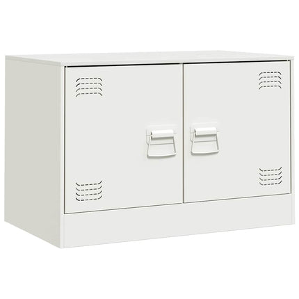 tv-bord 67x39x44 cm stål hvid