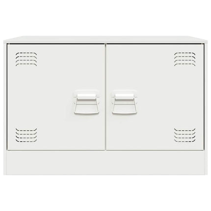 tv-bord 67x39x44 cm stål hvid