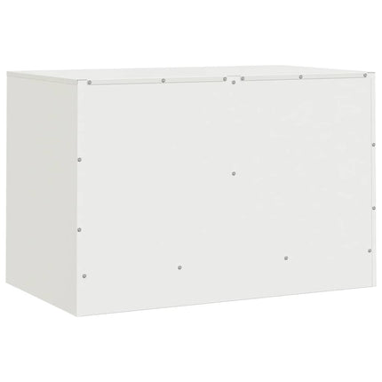 tv-bord 67x39x44 cm stål hvid