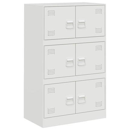 skab 67x39x107 cm stål hvid