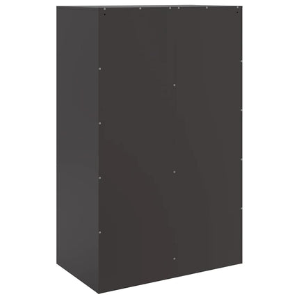 skænk 67x39x107 cm stål sort