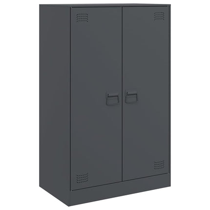 skab 67x39x107 cm stål antracitgrå