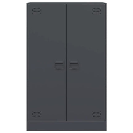 skab 67x39x107 cm stål antracitgrå