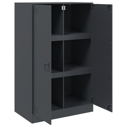 skab 67x39x107 cm stål antracitgrå