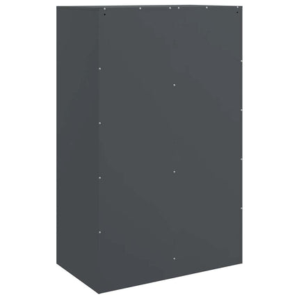 skab 67x39x107 cm stål antracitgrå