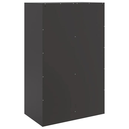 skænk 67x39x107 cm stål sort