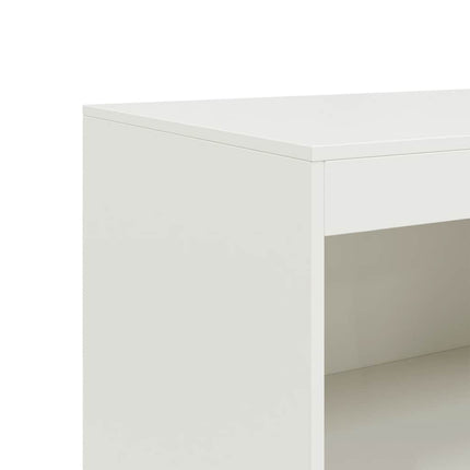 skab 67x39x107 cm stål hvid