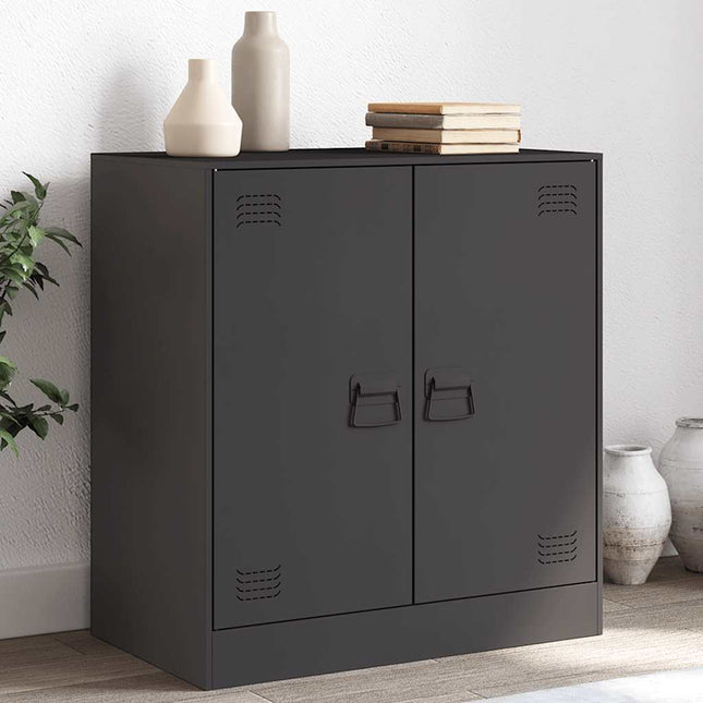 skænk 67x39x73 cm stål sort