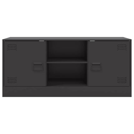 tv-bord 99x39x44 cm stål sort