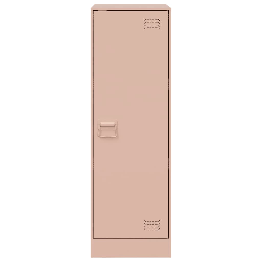 skænk 34,5x39x107 cm stål lyserød