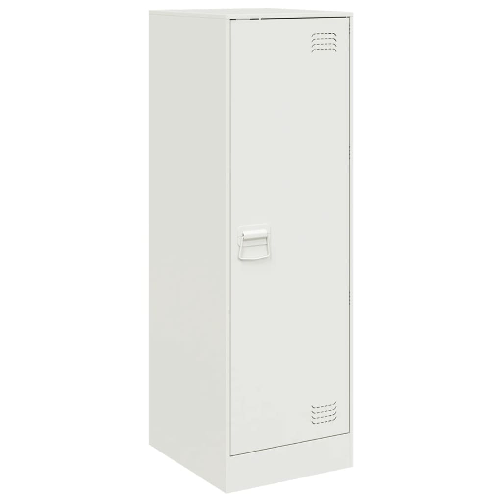 skænk 34,5x39x107 cm stål hvid