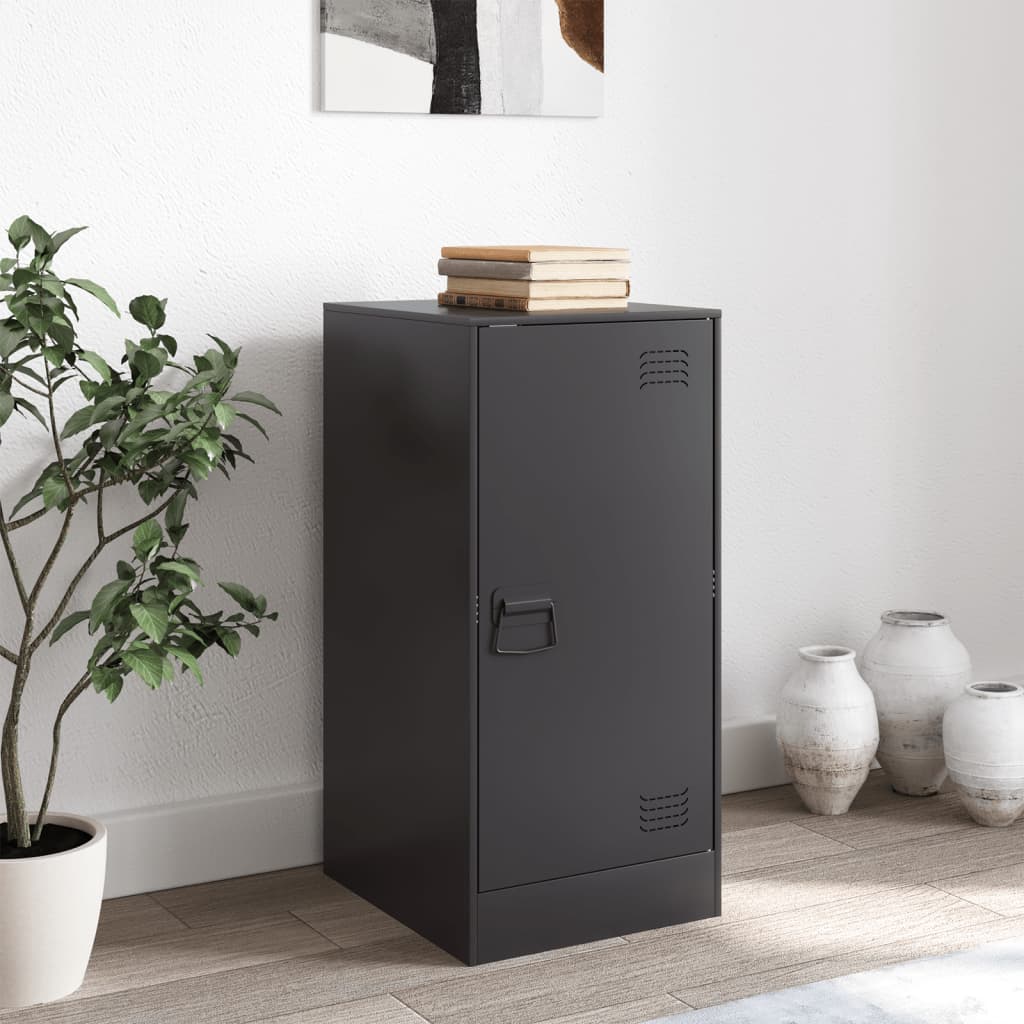 skænk 34,5x39x73 cm stål sort