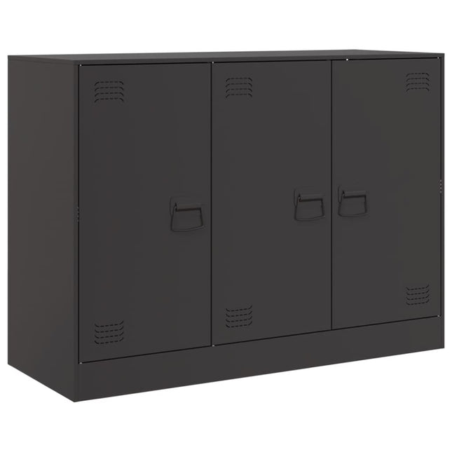 skænk 99x39x73 cm stål sort