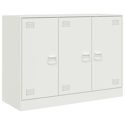 skænk 99x39x73 cm stål hvid