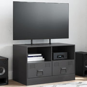 tv-bord 67x39x44 cm stål sort