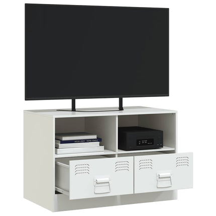 tv-bord 67x39x44 cm stål hvid