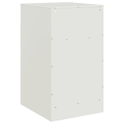 sengeborde 2 stk. 34,5x39x62 cm stål hvid