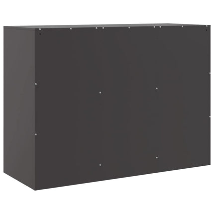 skænk 99x39x73 cm stål sort