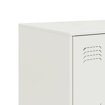 skænk 99x39x73 cm stål hvid