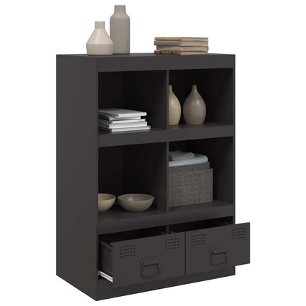 skab 67x39x95 cm stål sort