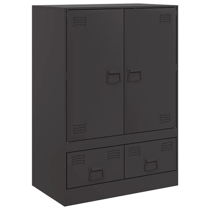 skab 67x39x95 cm stål sort