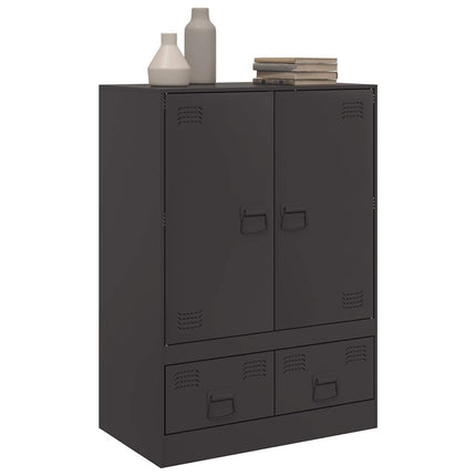 skab 67x39x95 cm stål sort