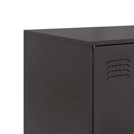skab 67x39x95 cm stål sort