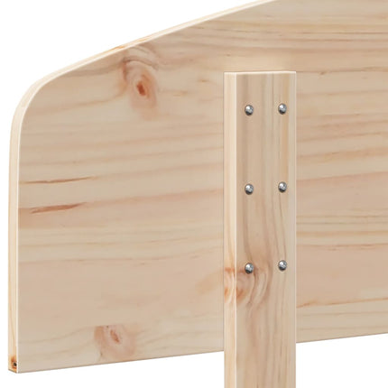 sengegavl 75 cm massivt fyrretræ