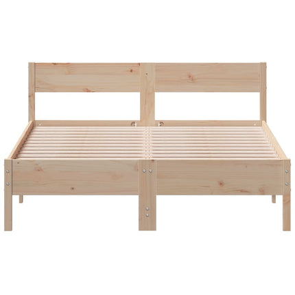 sengeramme uden madras 160x200 cm massivt fyrretræ