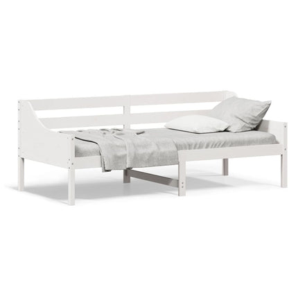 daybed uden madras 80x200 cm massivt fyrretræ hvid