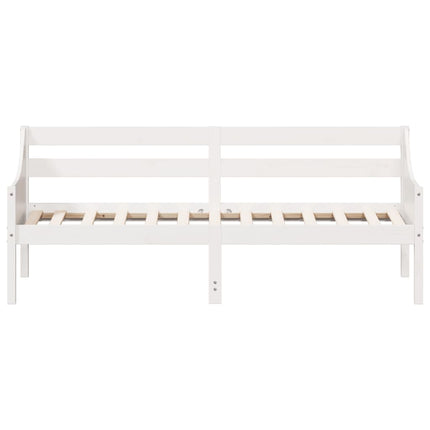 daybed uden madras 90x190 cm massivt fyrretræ hvid