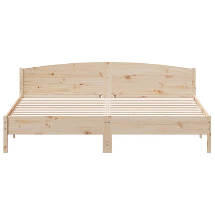 sengeramme uden madras 180x200 cm massivt fyrretræ