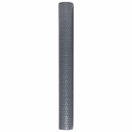 altanafskærmning 500x80 cm polyrattan antracitgrå