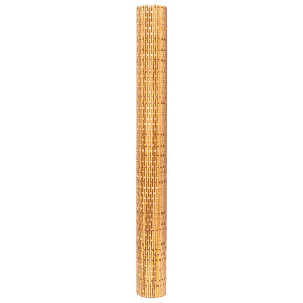 altanafskærmning 600x90 cm polyrattan lysebrun