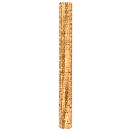altanafskærmning 1000x100 cm polyrattan lysebrun