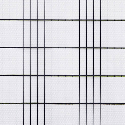 altanafskærmninger 10 stk. 255x19 cm polyrattan hvid