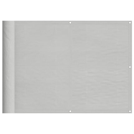 altanafskærmning 75x400 cm 100 % polyester lysegrå