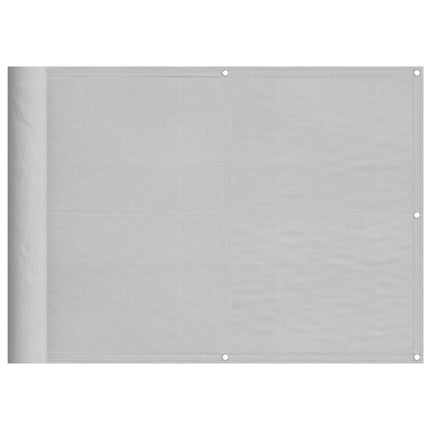 altanafskærmning 75x500 cm 100 % polyester lysegrå