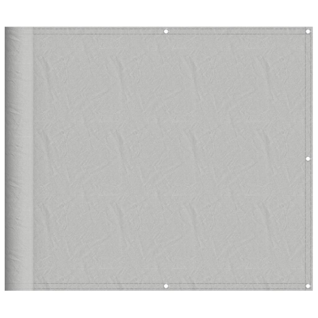 altanafskærmning 90x300 cm 100 % polyester lysegrå