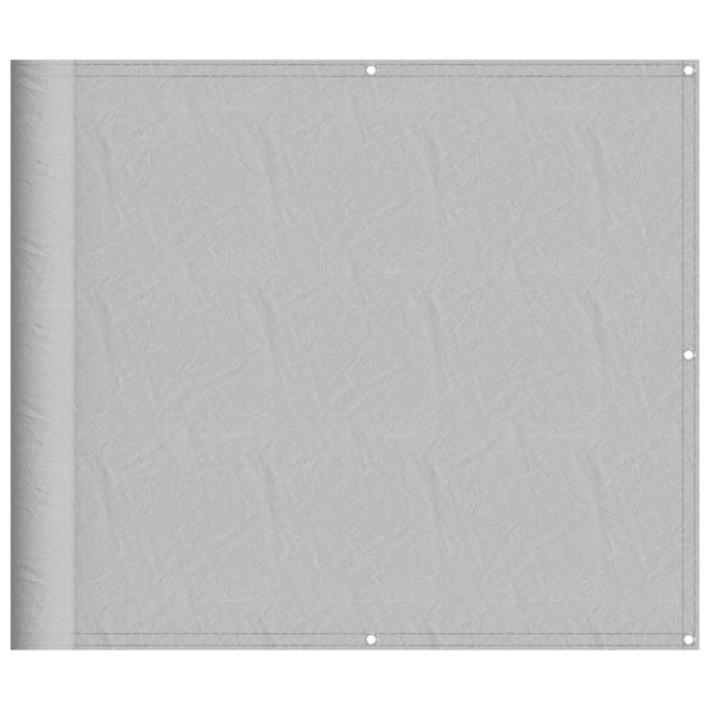 altanafskærmning 90x400 cm 100 % polyester lysegrå